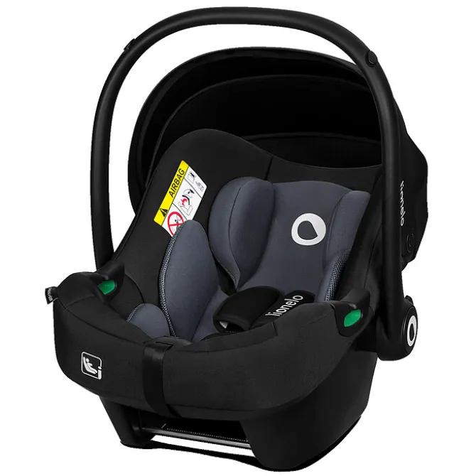 Lionelo Siège Auto Astrid i-Size Groupe 0+ - Black Grey