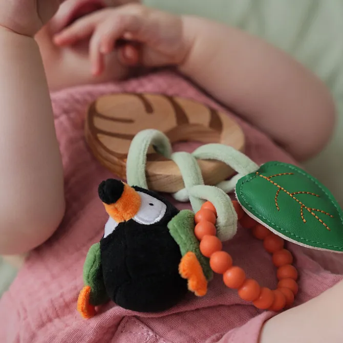 Little Big Friends Hochet en Bois - Jungle