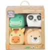 Little Big Friends Set de 4 Balles Doudou Les Dooballs - Jungle