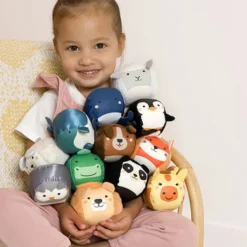 Little Big Friends Set de 4 Balles Doudou Les Dooballs - Jungle