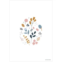 Little Dutch Affiche Réversible Spring Flowers - 42 x 32 cm