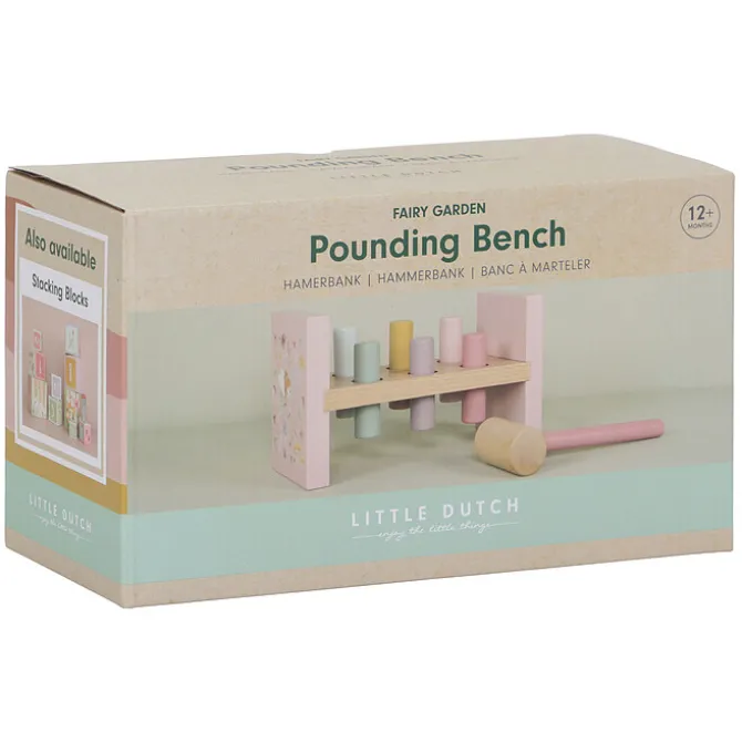 Little Dutch Banc à Marteler en Bois - Fairy Garden