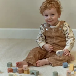 Little Dutch Blocs de Construction en Bois - Safari Friends