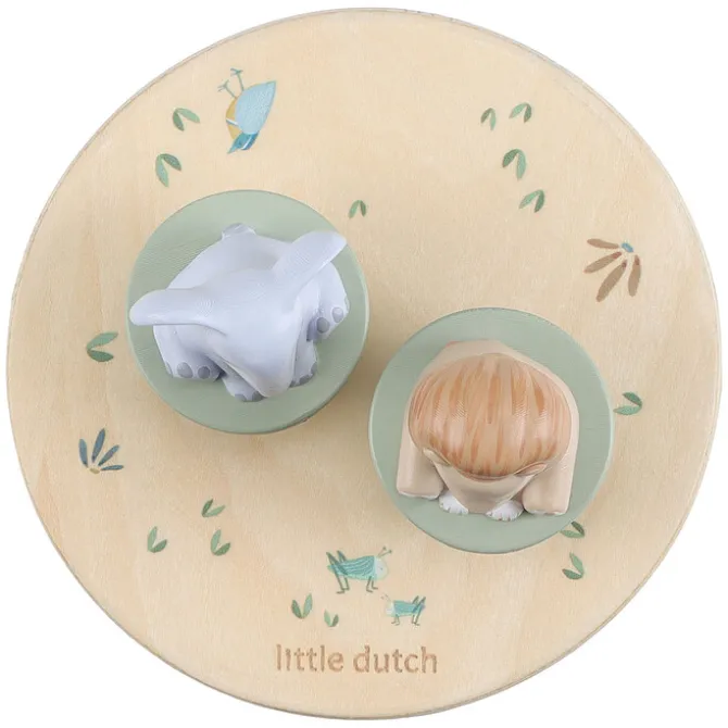 Little Dutch Boîte à Musique en Bois - Safari Friends