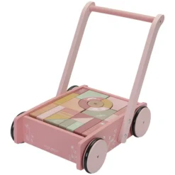 Little Dutch Chariot à Blocs Flowers - Rose