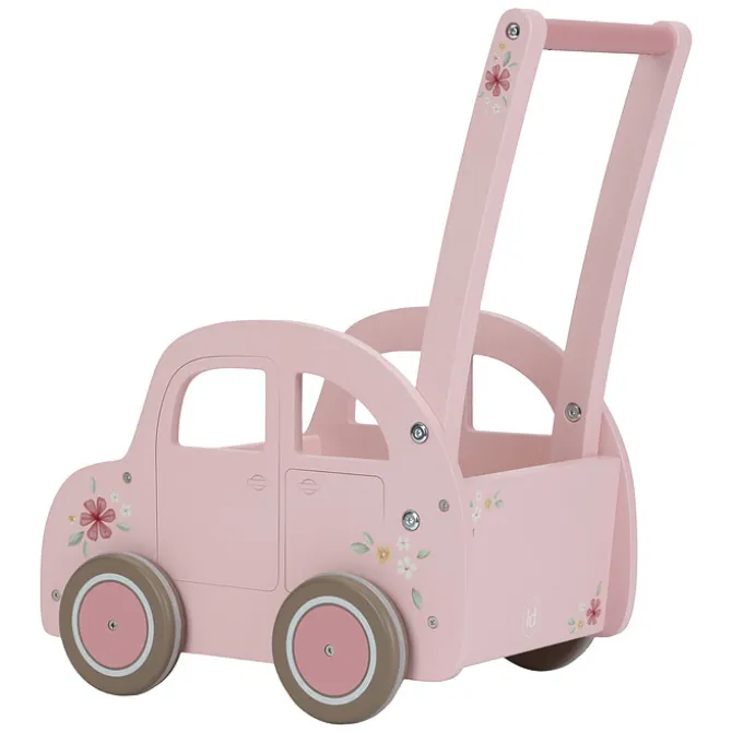 Little Dutch Chariot Voiture en Bois - Rose