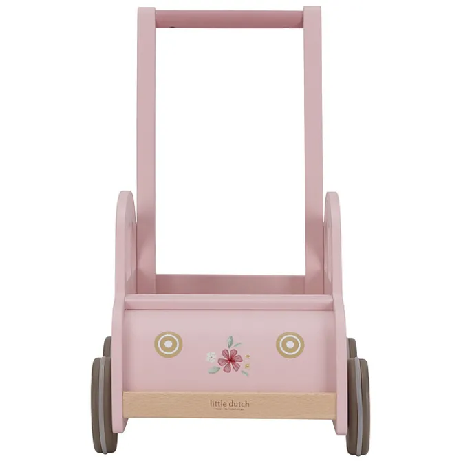 Little Dutch Chariot Voiture en Bois - Rose