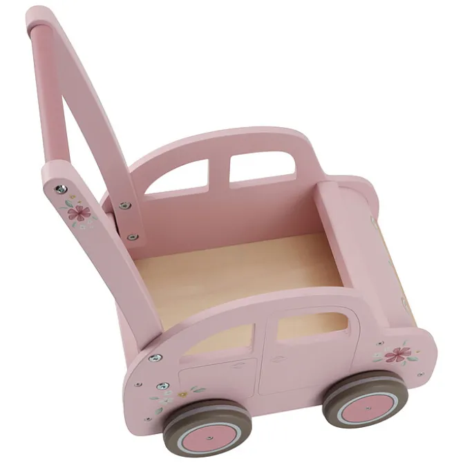 Little Dutch Chariot Voiture en Bois - Rose