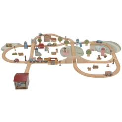 Little Dutch Circuit de Train en Bois XXL