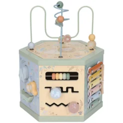 Little Dutch Cube d'Activités en Bois Safari Friends - Vert