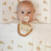 Little Dutch Doudou Attache Sucette Lion Safari Friends - Jaune