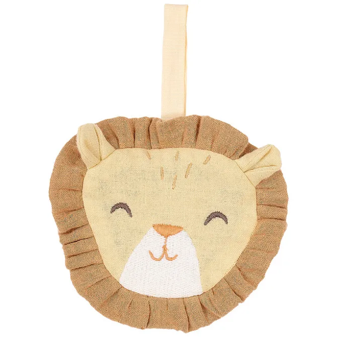 Little Dutch Doudou Attache Sucette Lion Safari Friends - Jaune