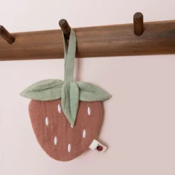 Little Dutch Doudou Attache Sucette Fraise Fairy Garden - Rouge