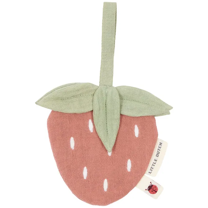 Little Dutch Doudou Attache Sucette Fraise Fairy Garden - Rouge