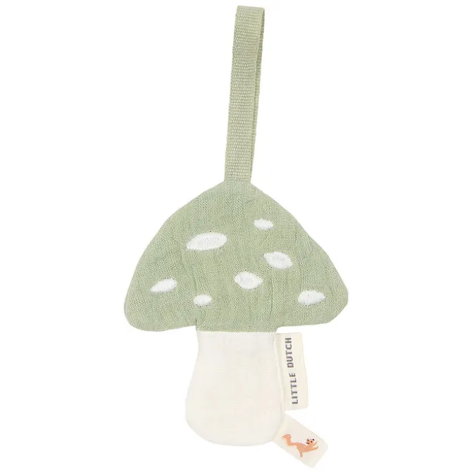 Little Dutch Doudou Attache Sucette Champignon Forest Friends - Vert