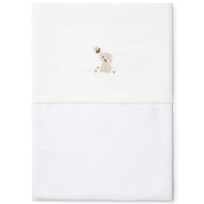 Little Dutch Drap de Berceau Baby Bunny Brodé - 70 x 100 cm