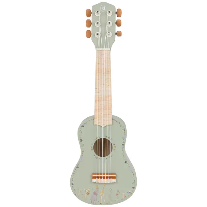 Little Dutch Guitare en Bois Safari Friends - Vert