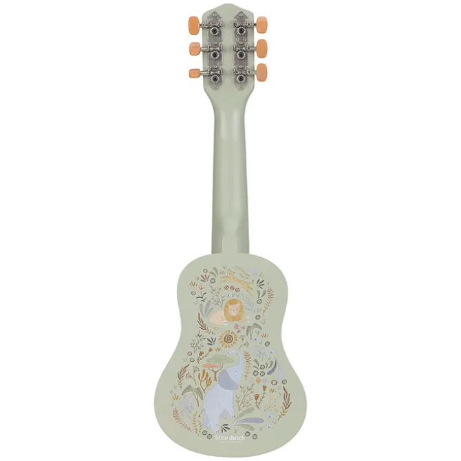Little Dutch Guitare en Bois Safari Friends - Vert