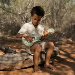 Little Dutch Guitare en Bois Safari Friends - Vert