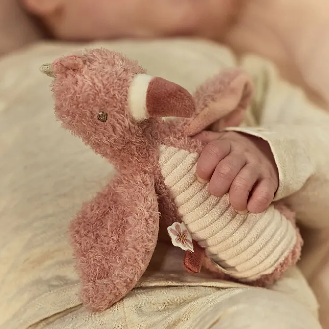 Little Dutch Hochet Peluche Flamant Rose - Safari Friends