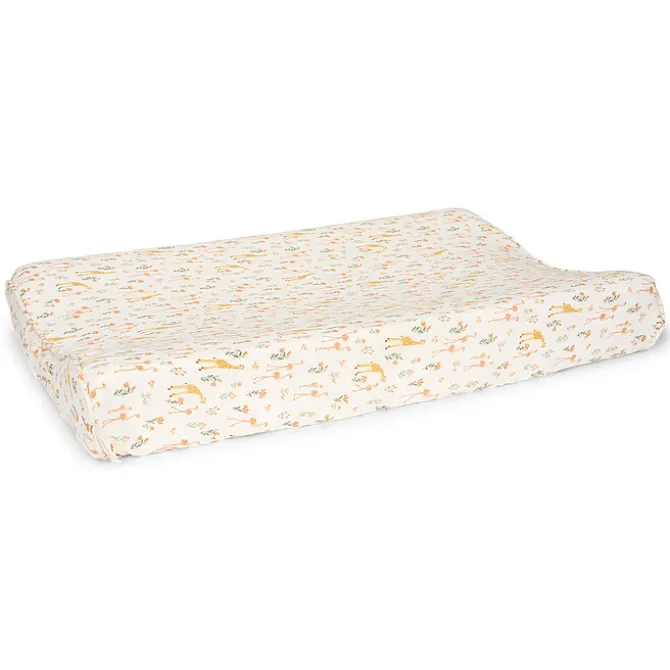 Little Dutch Housse de Matelas à Langer Safari Friends - Blooming Safari