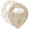 Little Dutch Lot 2 Bavoirs Bandana - Baby Bunny