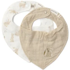 Little Dutch Lot 2 Bavoirs Bandana - Baby Bunny