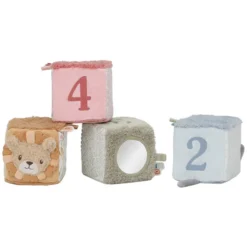 Little Dutch Lot de 4 Cubes Doux Safari Friends