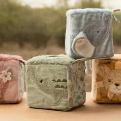Little Dutch Lot de 4 Cubes Doux Safari Friends