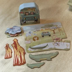 Little Dutch Lot de 6 Puzzles Safari Friends