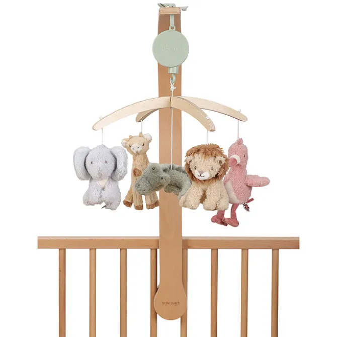 Little Dutch Mobile Musical en Bois - Safari Friends