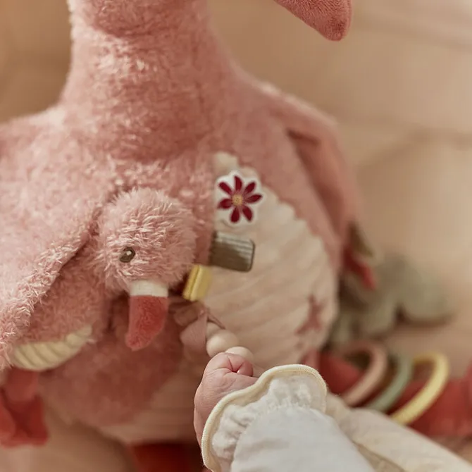 Little Dutch Peluche d'Activités Flamant Rose Safari Friends
