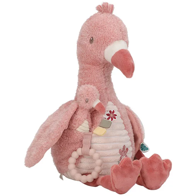 Little Dutch Peluche d'Activités Flamant Rose Safari Friends