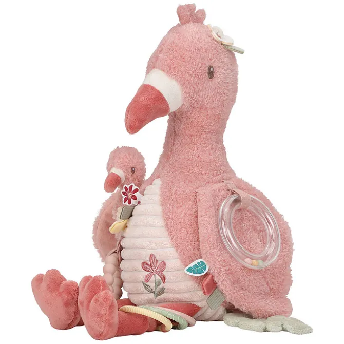 Little Dutch Peluche d'Activités Flamant Rose Safari Friends