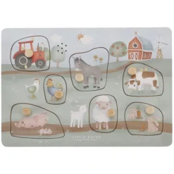 Little Dutch Puzzle Sonore en Bois Little Farm