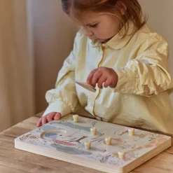 Little Dutch Puzzle Sonore en Bois Safari Friends