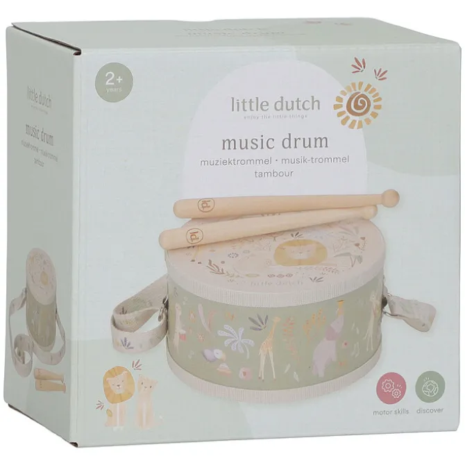 Little Dutch Tambour en Bois - Safari Friends