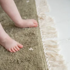 Little Dutch Tapis Pure Dot Olive - 120 x 170 cm