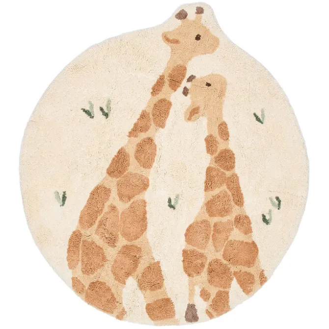 Little Dutch Tapis Safari Friends Girafe Multicolore - 110 x 110 cm