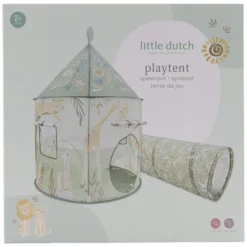 Little Dutch Tente de Jeu avec Tunnel Safari Friends - Vert