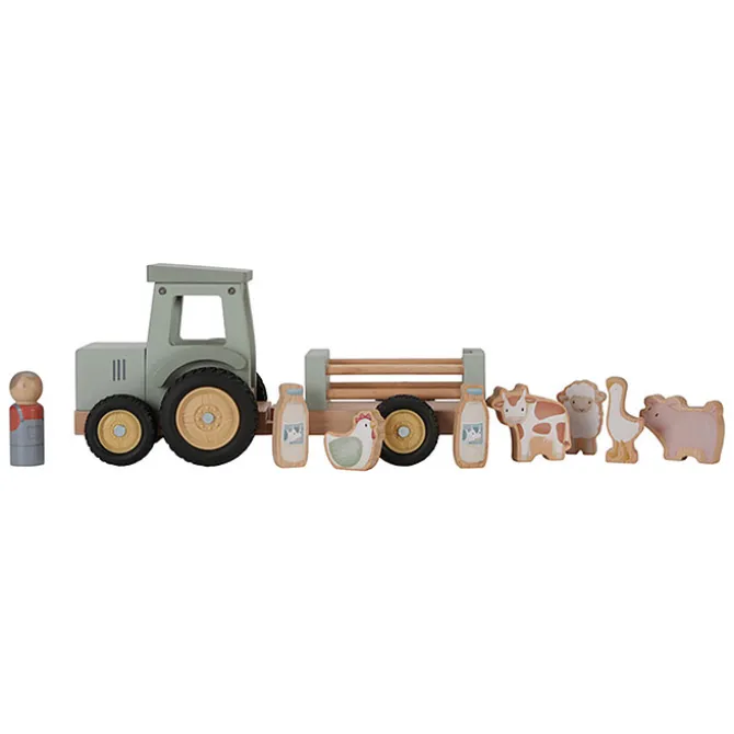 Little Dutch Tracteur avec Remorque Little Farm