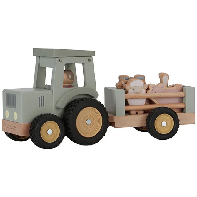 Little Dutch Tracteur avec Remorque Little Farm