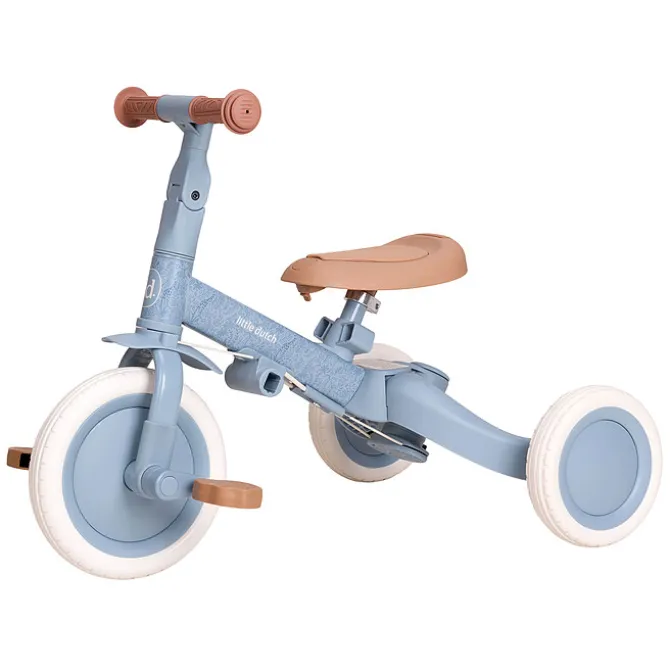 Little Dutch Tricycle 4-en-1 - Safari Dreams Blue