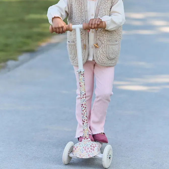 Little Dutch Trottinette 3 Roues - Sunny Flower Off White