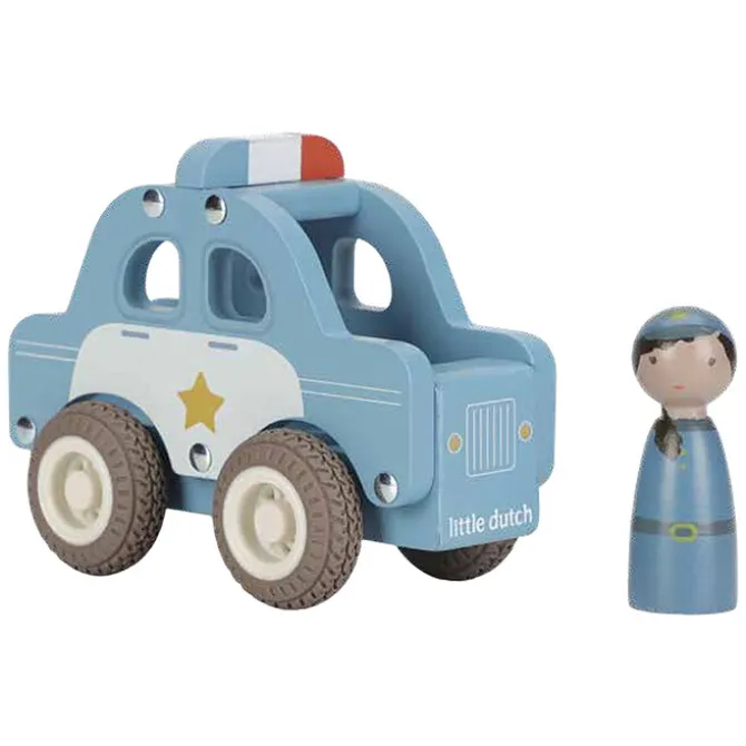 Little Dutch Voiture de Police en Bois