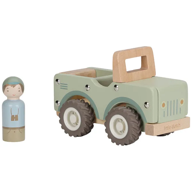 Little Dutch Voiture de Safari avec Figurine Safari Friends