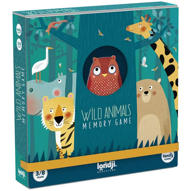 Londji Jeu de Mémo - Les Animaux Sauvages