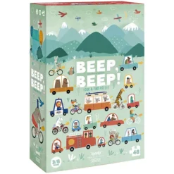 Londji Puzzle d'Observation - Beep Beep