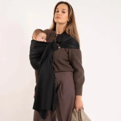 Love Radius Echarpe Tissée sans Noeud - Black