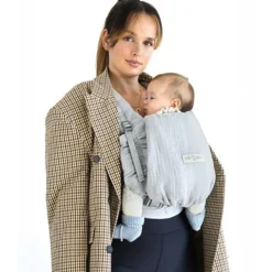 Love Radius Porte-bébé PhysioCarrier 2 Gaze de Coton - Grey